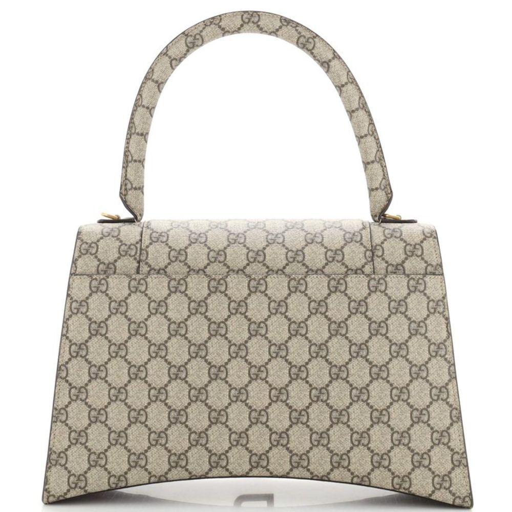 Gucci x Balenciaga The Hacker Project Hourglass Top Handle Bag GG Coated Canvas - Picture 4 of 8